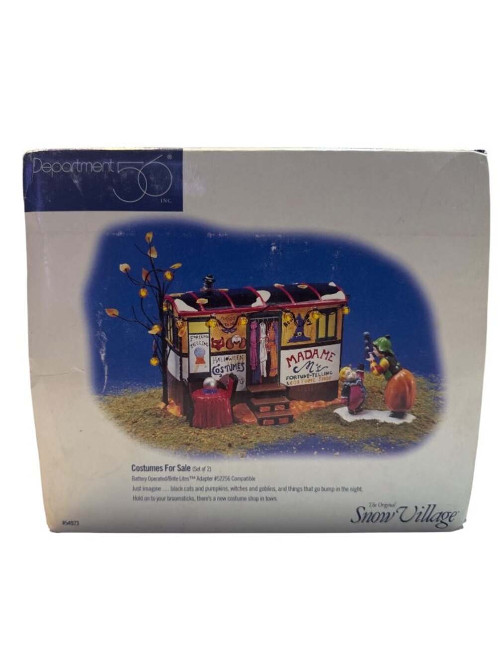 Department 56 Snow Village Madame Ms Fortune Telling Halloween Costume Shop